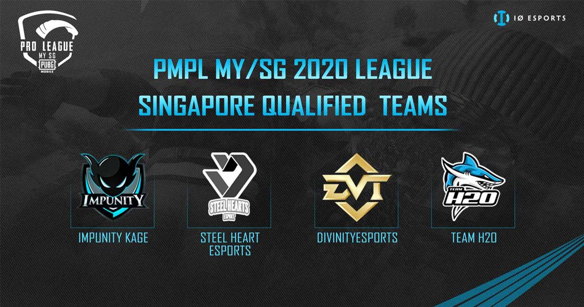 IO Esport Top 4 Singaporean Teams of Qualifier Finals To Go To PMPL MY/SG 2020 League