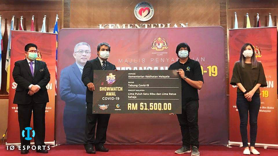 IO Esport MLBB donates to KKM